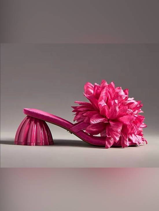 Anthropologie Shoes - 🆕 Anthropologie | Cecelia New York | Dahlia 3D Floral Square-Toe Block Heels